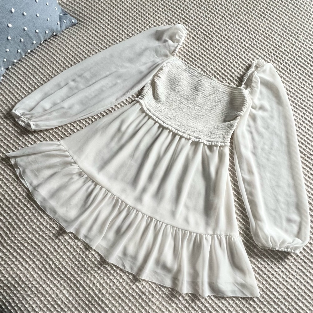 Aritzia White Mini Dress